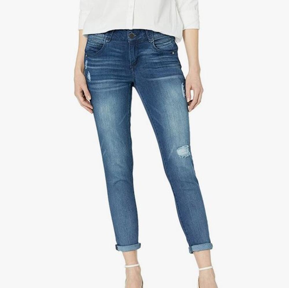 Democracy Women's Ab Solution Crop Dark Blue, size 4
